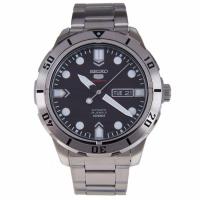 ราคา Seiko 5 Automatic Sports นาฬิกาข้อมือผู้ชาย สีดำ สายสแตนเลสรุ่นSRP671K1 (340014782)