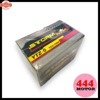 ราคา แตเตอรี่ สำหรัมอเตอร์ไซค์ ยี่ห้อ STORM RIDER YTZ-5 12V5AH รุ่น WAVE เวฟ ทุกรุ่น SONIC ZOOMER FINO MIOZ MSLAZ PHANTOM SCO (28840050517)