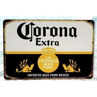 ราคา Corona Beer Sign Man Cave Decor โลหะดีบุก Home Party Bar ป้ายวินเทจ 8x12 นิ้ว (54054712031)