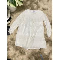 ราคา เดรสสีขาวผ้าฉลุ ป้าย Cotton candy size S-M มือสอง (19190261387)