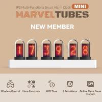 ราคา MiniIPS นาฬิกาปลุกอัจฉริยะไร้สาย 6-Digit หน้าจอสี Wifi ควบคุมหลอดเรืองแสงโทรศัพท์ตกแต่งโต๊ะ (44054830295)