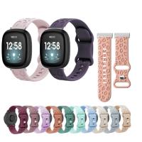 ราคา สายรัดซิลิโคนสําหรับ Fitbit Versa 3 4 Sense 2 Versa4 Versa3 สมาร์ทวอทช์แกะสลัก (41257869393)