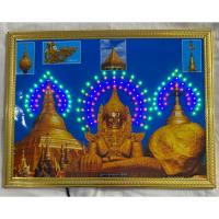 ราคา ไฟLED มหาเจดีย์ชเวดากอง พระมหามัยมุนี พระธาตุไจที่โย่ ledกระพริบแสง ขนาด 35*47 รวมกรอบ (16869077232)