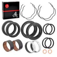 ราคา Fork Bushing Dust Oil Seals Kit For Kawasaki Ninja 650 ER650 EN650 EX650 KLR650 EJ800 (45104149902)