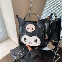 ราคา สีม่วง TAS043 กระเป๋าเป้สะพายหลังคุณภาพพรีเมี่ยม Mini Kuromi Backpack วัสดุหนัง PU พรีเมี่ยม Sanrio น่ารัก เหมาะสําหรับของขวัญวันเกิด (56101934646)