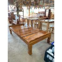 ราคา เตียงไม้สักขาสิงห์3ฟุต แคร่ไม้สัก ขนาดกว้าง100ยาว200สูง40เซนติเมตร ส่งฟรี (28501614402)