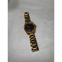 ราคา นาฬิกา Michael Kors สีทองล้อมเพชร สเตนเลส หน้าปัดสีดำ รุ่น boy size (23787547669)