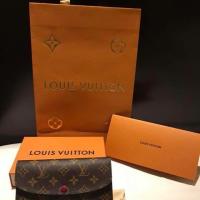 ราคา LV Emilie wallet monogram สีฟูเซีย used like new (1408917480)