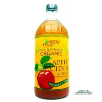 ราคา Apple Cider Vinegar , Happy mate 965 ml,HappyMate น้ำส้มสายชูหมักจากแอปเปิ้ลออร์แก (2015116716)