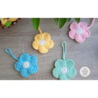 ราคา crochet pouch กระเป๋าโครเชต์ดอกไม้ (25505932332)