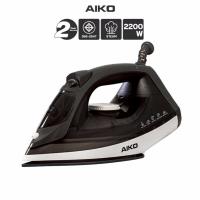 ราคา AIKO AK-007A สีดำ เตารีดไอน้ำ STEAM IRON Ceramic Soleplate 2200W (40101900950)