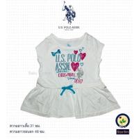 ราคา U.S. Polo Assn เสื้อยืด เด็กผู้หญิง ขนาด 6m (21071423858)