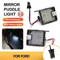 ราคา LED ภายใต้กระจกมองข้าง Puddle Light สําหรับ Ford Focus 3 Escape 3 Mondeo 4 5 Kuga 1 2 Galaxy 2 C Max S Max รถ Courtesy โคมไฟ (45503340748)