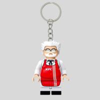 ราคา GANTUNGAN พวงกุญแจเลโก้ KFC ไขมัน | พวงกุญแจ LEGO Fat KFC | ชุดร้านอาหาร (28576610650)