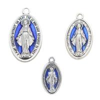 ราคา Po* 10x Blessed Virgin จี้ Charms คาทอลิกสร้อยข้อมือสร้อยคอจี้พร้อมห่วง (41166881909)