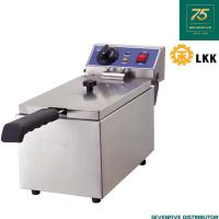 ราคา LKK เตาทอดไฟฟ้า เตาทอด หม้อทอดไฟฟ้า เตาทอดเฟรนฟราย เตาทอดตั้งโต๊ะ ขนาด8ลิตรx1ถัง LKK1-WF-081 (9815969184)