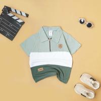 ราคา BRAVEKIDS PANEL SHIRT เสื้อโปโลพร้อม ZIPPER COLLAR 05 KIDS COTTON PIQUE BOYS 1-5 YEARS (27693611745)