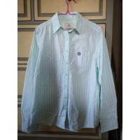 ราคา เสื้อเชิ้ต​ CC-OO สีเขียวมิ้นท์แขนยาว มือสอง​ (7716176406)