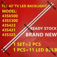 ราคา ใหม่ 2 ชิ้น/เซ็ต 43S6500 43S423 43S421 43S325 43 "TV LED BACKLIGHT 43S5300 43p8 43p65 l43d3000a 43b6 43b3 43a3 (47905771641)