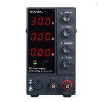 ราคา Wnptek Switching DC Power Supply NPS3010W 0-30V 0-10A LED 3 หลักความแม่นยําสูงปรับ Mini Power Supply AC 115 V/230 V 50/60Hz แรงดันไฟฟ้า & Current Regulat Tolo3041 (27978259007)