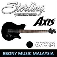 ราคา Sterling by Music Man Axis AX3S กีตาร์ไฟฟ้า สีดํา (19489107416)