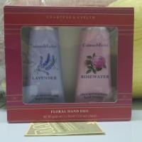 ราคา ชุดเซทครีมทามือ Crabtree & Evelyn floral hand duo ขนาด 100 กรัม 2 หลอด ใหม่ แท้ (4913968974)