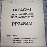 ราคา ท่อน้ำยาแอร์สำเร็จรูป Hitachi ฮิตาชิ ขนาด 1/4, 1/2 หนา 0.7 mm ยาว 4 เมตร ของแท้ 100% (24635944563)