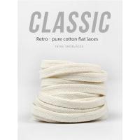 ราคา เชือกรองเท้ากลม เชือกรองเท้า Vans Canvas Low-Top Pure Cotton Beige Flat Shoelaces (45505923789)