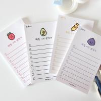 ราคา กระดาษโน๊ตลายผลไม้ พร้อมส่ง MEMO Checklist To do กระดาษลายน่ารัก กระดาษสไตล์เกาหลี กระดาษโน๊ตเกาหลี minimal notepad (6934587063)