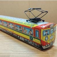 ราคา รถไฟสังกะสี​ ขบวนสายกรีนคาร์ ญี่ปุ่น Green Car​ Train Friction Tin toy Japan (มือสอง) 40ซม. (5847116058)