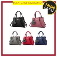 ราคา Pusatgrosirtaskorea - MINMIN Fashion Bag ฟรีปอมๆ ZTA593 (3036870565)