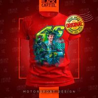 ราคา ประหยัดที่สุด! [BAJU / T SHIRT MOTOR - MOTOGP 46 VALENTINO ROSSI YAMAHA PETRONAS] Streetwear / Cotton / BKDESIGN (49204710433)