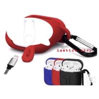 ราคา <พร้อมส่ง>เคสซิลิโคนแอร์พอทพร้อมห่วงคล้องและสายรัด (silicone case & key chain apple airpods) (1006368690)