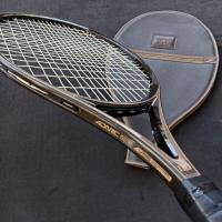 ราคา YAMAHA >> ADMIC α-110 ไม้เทนนิสมือสอง Tennis Racket ความยาว 27 นิ้ว พร้อมซองหนังอย่างดี มือสองญี่ปุ่น (26922876328)