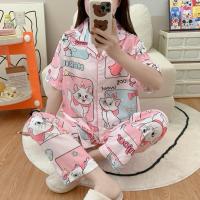 ราคา ชุดนอนไหมอิตาลีลายแมวมาลีมีบิ๊กไซต์ (25977711675)