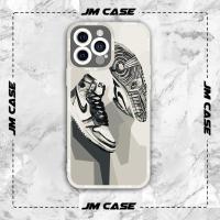 ราคา JMCase ขอบสี่เหลี่ยม iphone samsung xiaomi oppo case Jordan รองเท้าแฟชั่นแฟชั่น (43228117641)