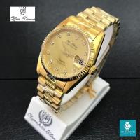 ราคา นาฬิกาผู้ชาย OP (Olym Pianus) Sportmaster Automatic รุ่น OP 89322AM (สายทอง หน้าทอง) (7234630568)