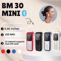 ราคา BM30 GSM 2G โทรศัพท์มือถือไร้สายบลูทูธ Non-Smartphone Mini นักเรียน Dual Card โทรศัพท์ขนาดเล็ก10251217 (55453184901)