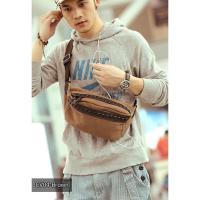 ราคา CV04-Brown กระเป๋าคาดอก กระเป๋าคาดเอว ผ้าแคนวาส สีน้ำตาล (375301792)