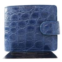 ราคา กระเป๋าสตางค์ชาย ผู้หญิง หนังจระเข้แท้ 100% รุ่น 2 พับโบว์ มีช่องใส่เหรียญ สีน้ำเงินกรมท่า Navy blue หนังเม็ด สวยเงางาม (28308002587)