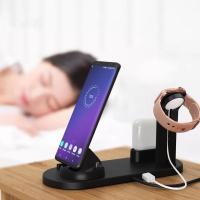 ราคา Wireless Charger, 3 in 1 Wireless Charging Stand เครื่องชาร์จไร้สาย (20742271062)