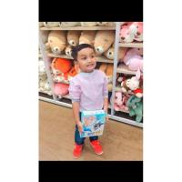 ราคา เสื้อเชิ้ตเด็กผู้ชายคอจีนสีชมพู (7469228407)