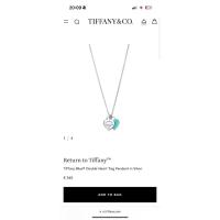 ราคา สร้อย Tiffany & Co. รุ่น Double heart tag pendant สุดฮิต (41459214045)