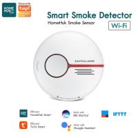 ราคา Smart Smoke Wi-Fi เครื่องตรวจจับควันไร้สาย ตรวจจับควันไฟไหม้ ส่งสัญญาณแจ้งเตือนที่สมาร์ทโฟน รุ่น SM-SSMOKE - สีขาว (3935504654)