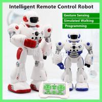 ราคา Gesture Induction Electric Early Education RC หุ่นยนต์จำลองเดินอัจฉริยะโปรแกรมรีโมทคอนโทรล Boy หุ่น (28001488030)