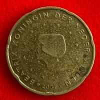 ราคา เหรียญเนเธอร์แลนด์ Netherlands 20 euro cent ปี 2001 เหรียญต่างประเทศ (27217841998)