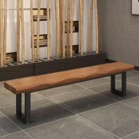 ราคา เก้าอี้ม้านั่งยาวไม้เนื้อแข็งม้านั่งยาวเก้าอี้รับประทานอาหารส่วนที่เหลืออุจจาระเก้าอี้ไม้ธรรมชาติ (28728315410)