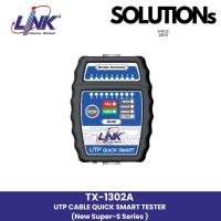 ราคา LINK TX-1302A เครื่องทดสอบสายแลน LINK Network Cable Tester UTP CABLE QUICK SMART TESTER (New Super-S Series ) (29218935768)