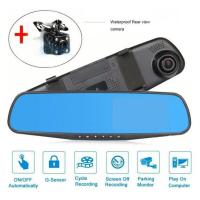 ราคา กล้องมองหลัง DVR dashcam กล้องติดรถยนต์ blackbox cam full HD กระจกกล้องวงจรปิดฟรีกล้องด้านหลัง 1080 hd (19482390584)