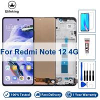 ราคา 6.67 "LCD สําหรับ Xiaomi Redmi หมายเหตุ 12 4G 23021RAAEG 23027RAD4I จอแสดงผล Touch Screen Digitizer Assembly กรอบเปลี่ยน (42850446819)